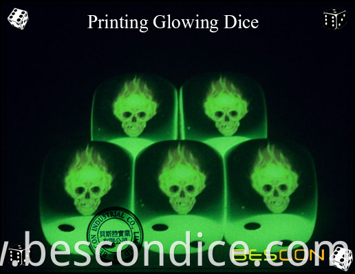 Printing Glowing Dice